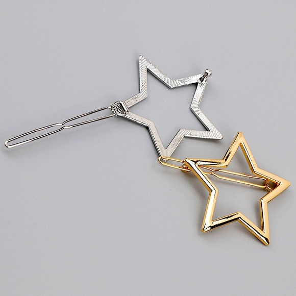 ⚜️[𝟯/$𝟭𝟴]⚜️Star Shaped Simple Barrette NEW - Picture 8 of 12